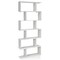 Costway 6 Tier S-Shaped Bookshelf Storage Display Bookcase Decor Z-Shelf